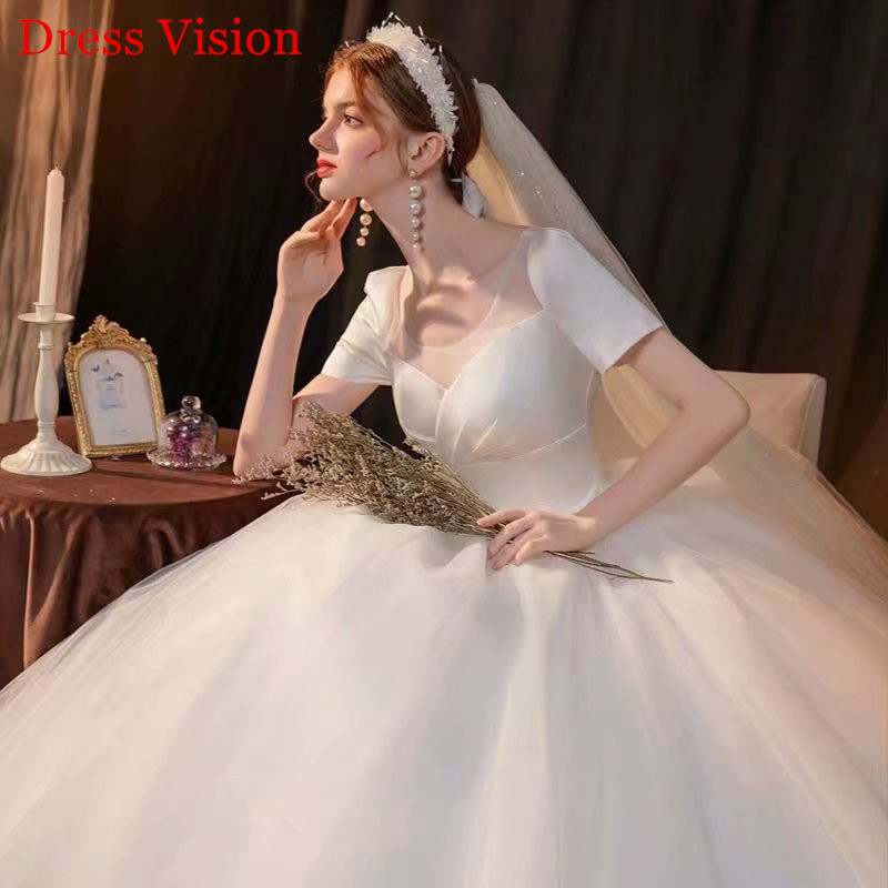 2021 Mariage Elegant Wedding Vestidos Vestido De Noiva Sheer Tulle O-neck Long Frock Robe to Be L7vp, Same as image
2021 Mariage Elegant Wedding Vestidos Vestido De Noiva Sheer Tulle O-neck Long Frock Robe to Be L7vp, Same as image