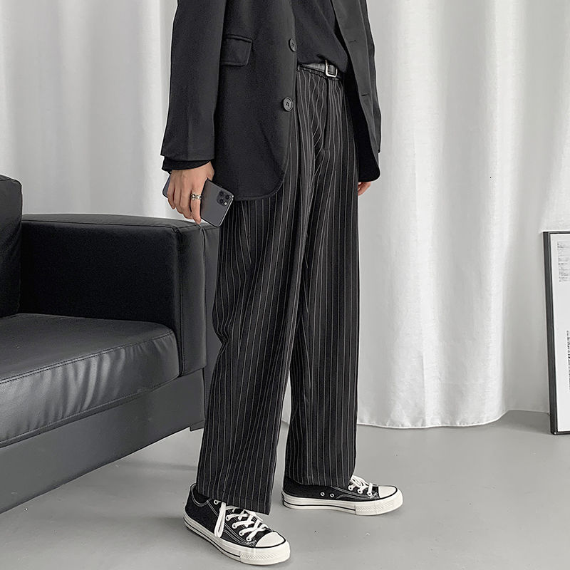 2021 New Men's Simple Black/gray Male Trend Suit Formal Cotton Loose Stripe Print Casual Pants Big -5xl Size Abgx
2021 New Men's Simple Black/gray Male Trend Suit Formal Cotton Loose Stripe Print Casual Pants Big -5xl Size Abgx