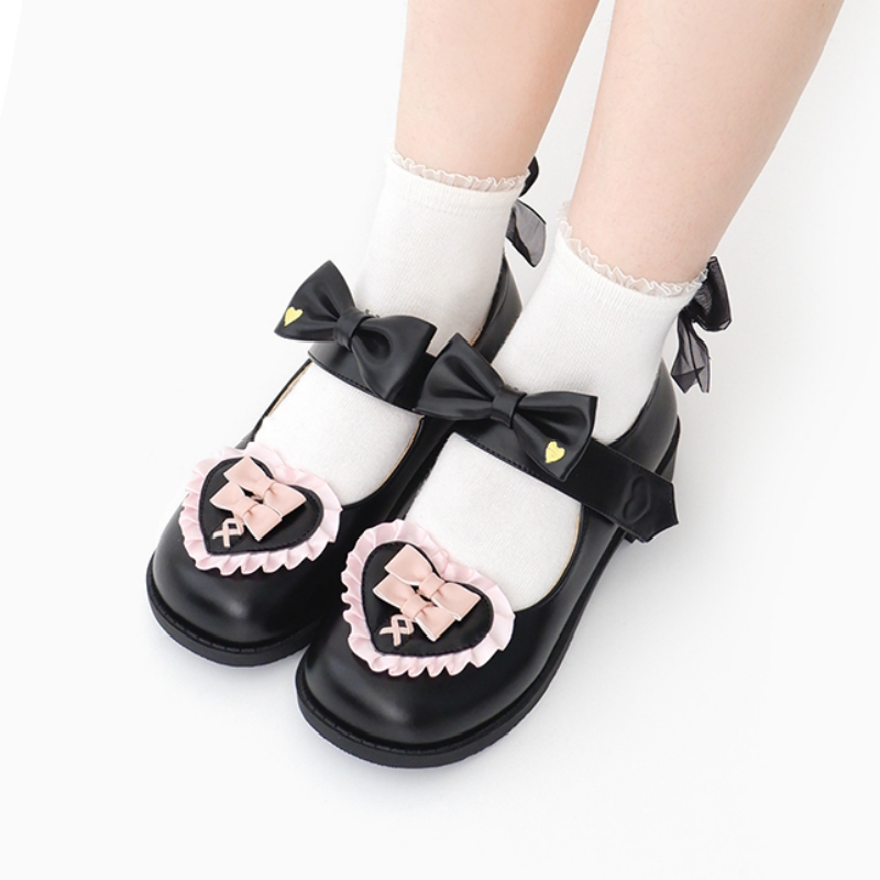 Heart Bowknot Design Sweet Kawaii Girls Tea Beautiful Japanese Party Anime Lolita Shoes Jk Cosplay Jump Down Velcro Size Big 41 Gaam
Heart Bowknot Design Sweet Kawaii Girls Tea Beautiful Japanese Party Anime Lolita Shoes Jk Cosplay Jump Down Velcro Size Big 41 Gaam