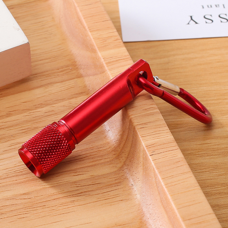 Outdoor Camping Mountaineering Lighting Flashlights Mini Aluminum Alloy Key Chain Lamp Pocket Backpack Pendant Small Flashlight HW524