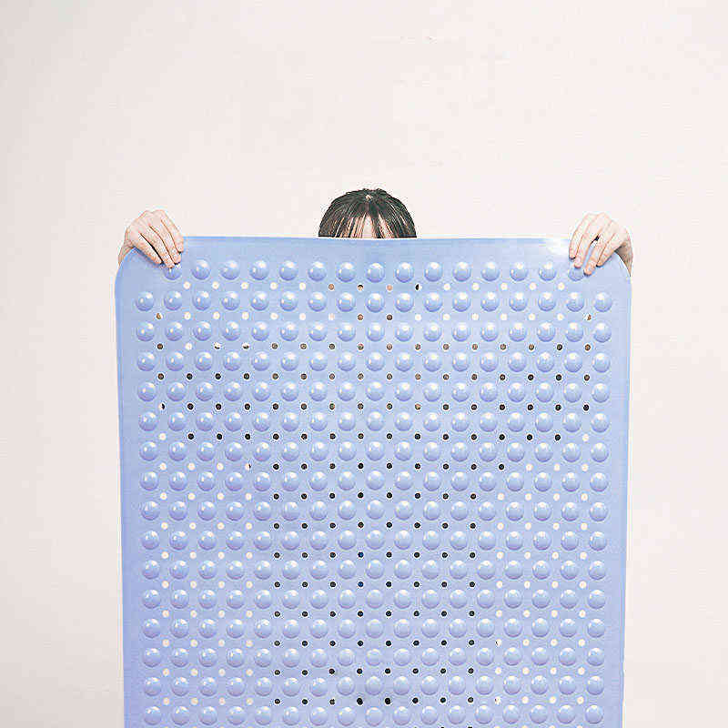 Bathroom Bathtub Large Strong Suction Anti Slip Bath Shower Mat PVC Foot Pad Dwe74 Odorless Non-Toxic 211109