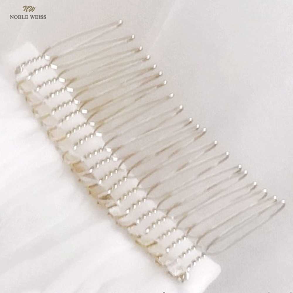 2T Satin Edge Wedding Veil Cover Face Bridal Veils With Comb Cheap Wholesale Price 300*380 X0726