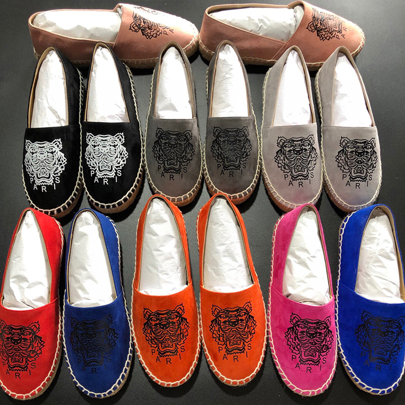 Luxury Espadrilles Elasticated Leather Tiger Loafers Men Women Shoes Real Lambskin Flat Trainers Fashion Lady Black Cloth Suede Rubber Outso
Luxury Espadrilles Elasticated Leather Tiger Loafers Men Women Shoes Real Lambskin Flat Trainers Fashion Lady Black Cloth Suede Rubber Outso