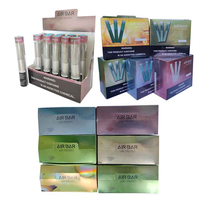 Air Bar Lux Disposable vape 1000 Puffs e cigarette 650mah Battery pre-filled Pods Pen Starter Kit
Air Bar Lux Disposable vape 1000 Puffs e cigarette 650mah Battery pre-filled Pods Pen Starter Kit