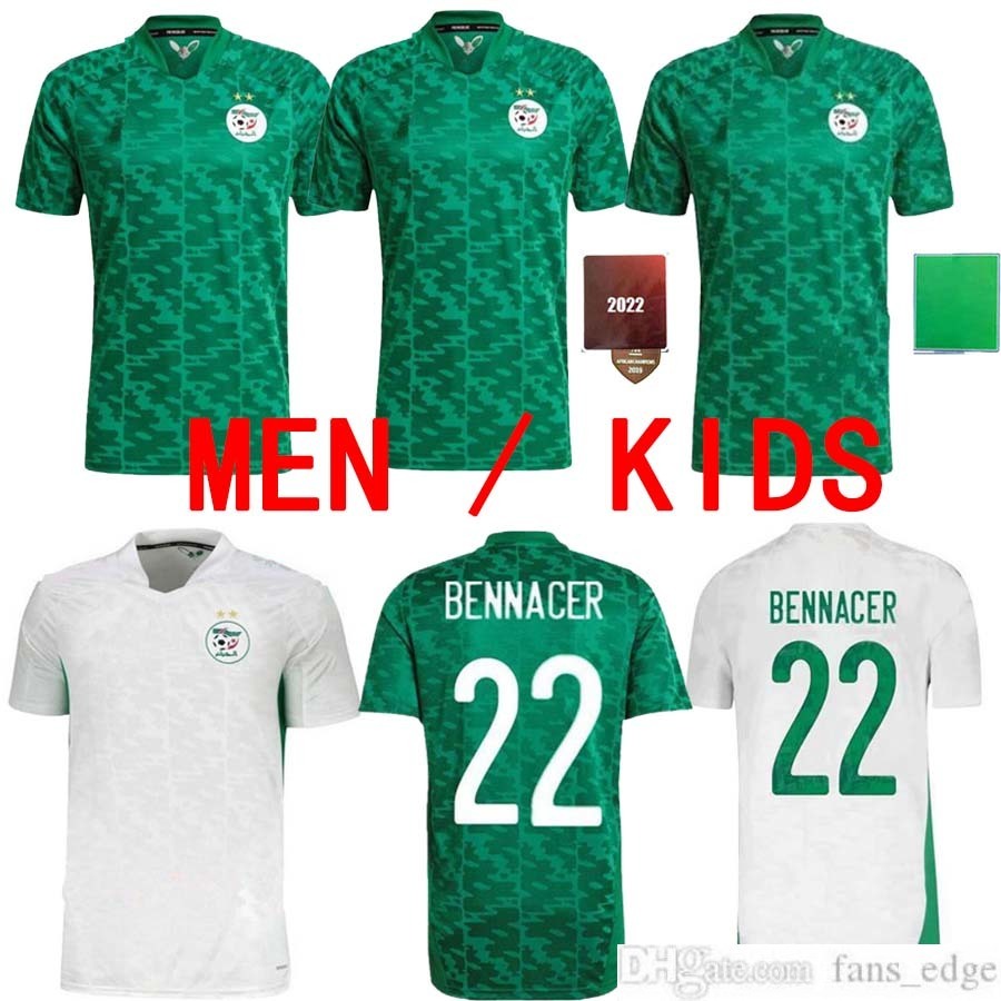 Algerie Soccer Jersey Fans Version 2021 Home Away MAHREZ BOUNEDJAH FEGHOULI BENNACER ATAL 21 22 Algeria Maillot de foot, Black;yellow
Algerie Soccer Jersey Fans Version 2021 Home Away MAHREZ BOUNEDJAH FEGHOULI BENNACER ATAL 21 22 Algeria Maillot de foot, Black;yellow