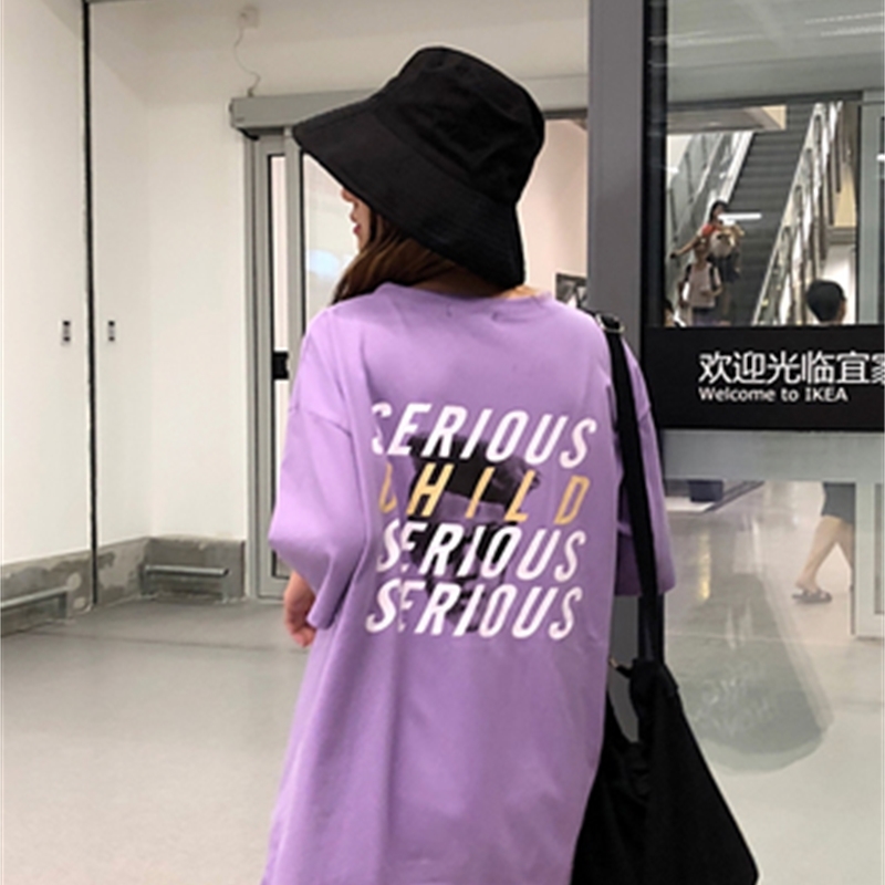 Chic Vaporwave Back Graphic Letter Printed Cool Must Have Loose Ladies Tee Top Japanese Harajuku Street Style Girl T shirts 210306