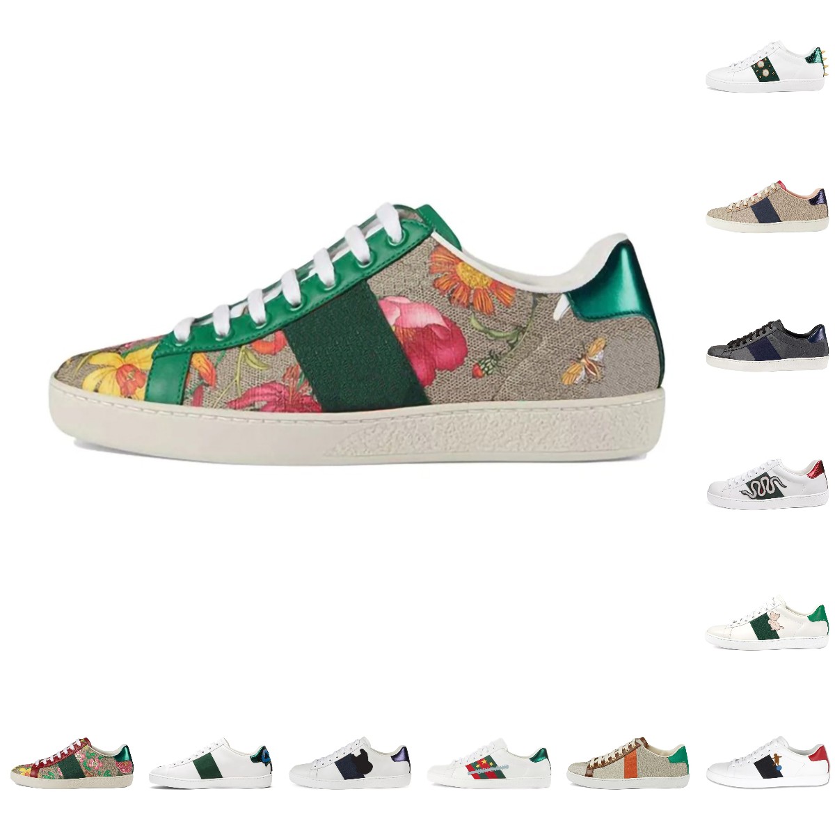 Top Quality Popular Luxury Designer Shoes Sale For Men Women Canvas Letter G Pattern Red Bottom Ace Bee Tiger Green Stripe Casual White Trendy Sneaker, 00
Top Quality Popular Luxury Designer Shoes Sale For Men Women Canvas Letter G Pattern Red Bottom Ace Bee Tiger Green Stripe Casual White Trendy Sneaker, 00