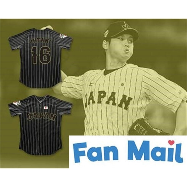 Wholesale Mens Shohei Ohtani 16 Japan Samurai White Black Pinstriped Baseball Jersey #16 Shohei Ohtani Stitched jersey size S-XXXL, Blue;black
Wholesale Mens Shohei Ohtani 16 Japan Samurai White Black Pinstriped Baseball Jersey #16 Shohei Ohtani Stitched jersey size S-XXXL, Blue;black