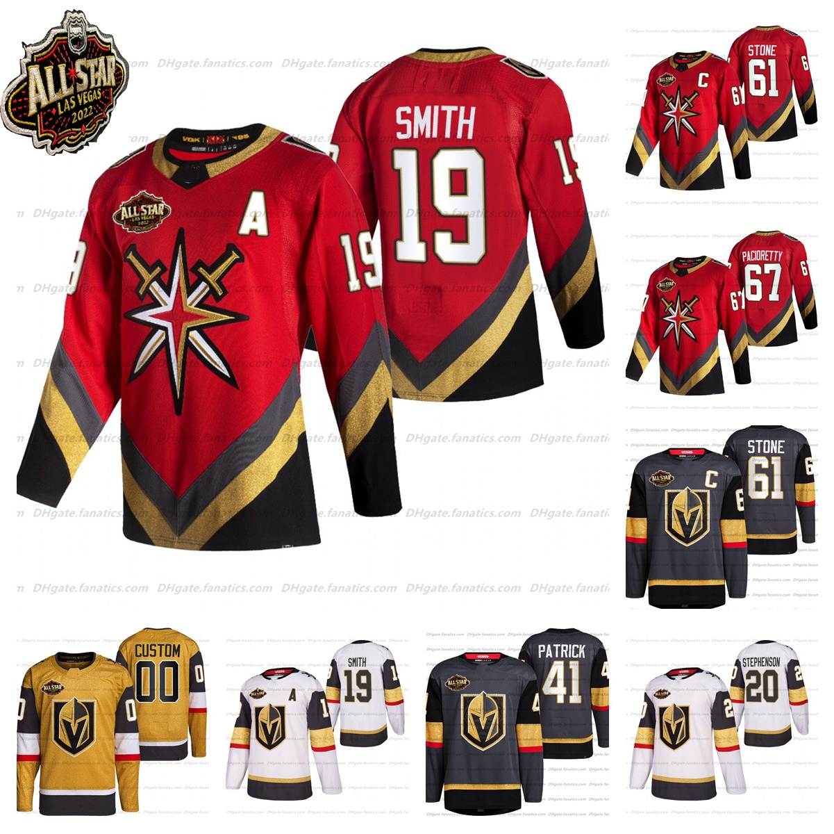 2022 All-Star 9 Jack Eichel Jersey Vegas Golden Knights Alex Pietrangelo Max Pacioretty Robin Lehner Stephenson William Karlsson Tuch Smith McNabb 61 Mark Stone, 2021 reverse retro womens s-xxl
2022 All-Star 9 Jack Eichel Jersey Vegas Golden Knights Alex Pietrangelo Max Pacioretty Robin Lehner Stephenson William Karlsson Tuch Smith McNabb 61 Mark Stone, 2021 reverse retro womens s-xxl