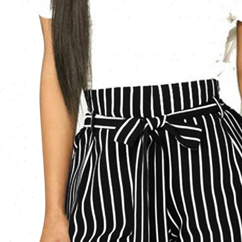 women short stripe printing pocket high waist bandage easy elastic casual pants feminino spodenki damskie, White;black
women short stripe printing pocket high waist bandage easy elastic casual pants feminino spodenki damskie, White;black