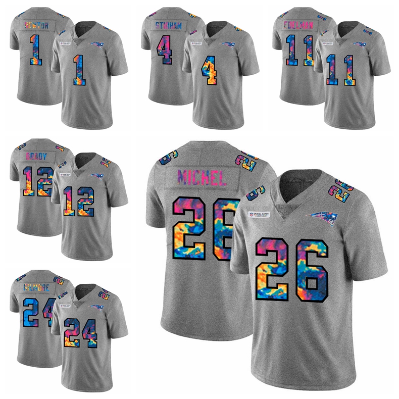 New EnglandPatriotsMEN #1 Cam Newton 11 Julian Edelman 12 Tom Brady Multi-Color 2020 Crucial Catch Limited Custom Jersey
New EnglandPatriotsMEN #1 Cam Newton 11 Julian Edelman 12 Tom Brady Multi-Color 2020 Crucial Catch Limited Custom Jersey
