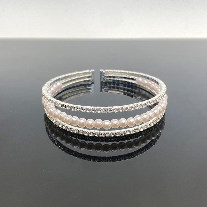 Bangle Fashion Multi-layer Pearl Open For Women Exquisite Beaded Charm Rhinestone Bracelets Birthday Party Jewelry Gift
Bangle Fashion Multi-layer Pearl Open For Women Exquisite Beaded Charm Rhinestone Bracelets Birthday Party Jewelry Gift