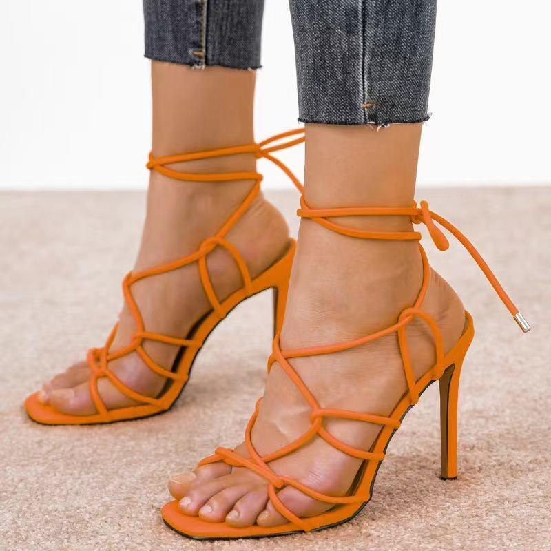 Dress Shoes Ins Casual Cross Strap Open Round Toe Summer Women Sandal Lace Up Square High Heel, Black
Dress Shoes Ins Casual Cross Strap Open Round Toe Summer Women Sandal Lace Up Square High Heel, Black