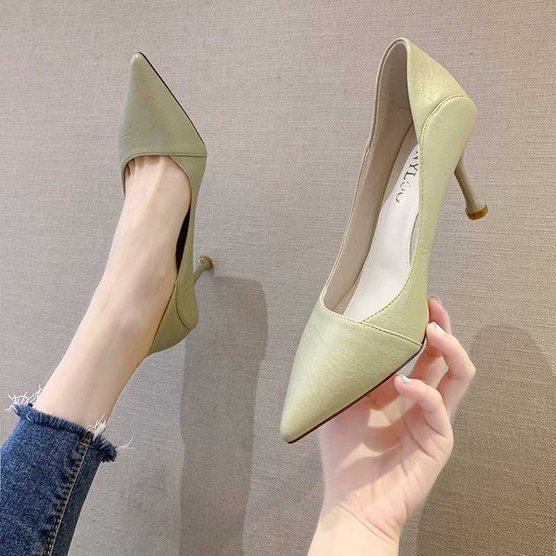 Spring Autumn Brand Fashion Women Pumps Slip-on Wedding Party Women Pumps High Heels Pointed Toe Shoes for Ladies 7CM 210611, Khaki
Spring Autumn Brand Fashion Women Pumps Slip-on Wedding Party Women Pumps High Heels Pointed Toe Shoes for Ladies 7CM 210611, Khaki