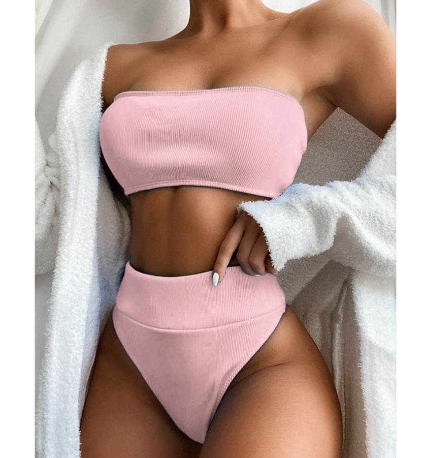 High Waist Bikinis Bandeau Swimsuits Swimwear Women Black Strapless Biquini High Cut Bathing Suit Women 2021 Beachwear, #05
High Waist Bikinis Bandeau Swimsuits Swimwear Women Black Strapless Biquini High Cut Bathing Suit Women 2021 Beachwear, #05