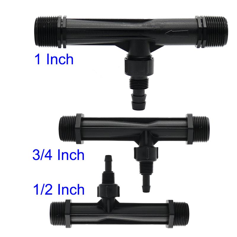 1 Pc 1/2, 3/4, 1 inch Thread Venturi Fertilizer Injector Irrigation Drip Device Flowers Fertilization Garden Water Tube Emitter, Black
1 Pc 1/2, 3/4, 1 inch Thread Venturi Fertilizer Injector Irrigation Drip Device Flowers Fertilization Garden Water Tube Emitter, Black