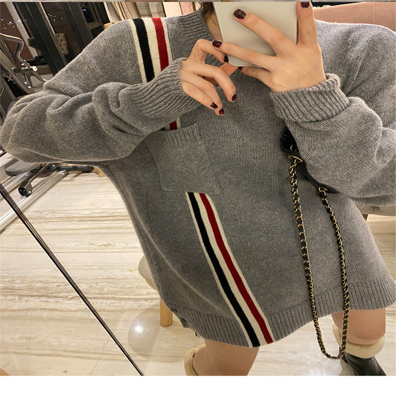 women's sweaters loose oversize lazy casual mesh style preppy women's all-match chic streetwear ao72, White;black
women's sweaters loose oversize lazy casual mesh style preppy women's all-match chic streetwear ao72, White;black