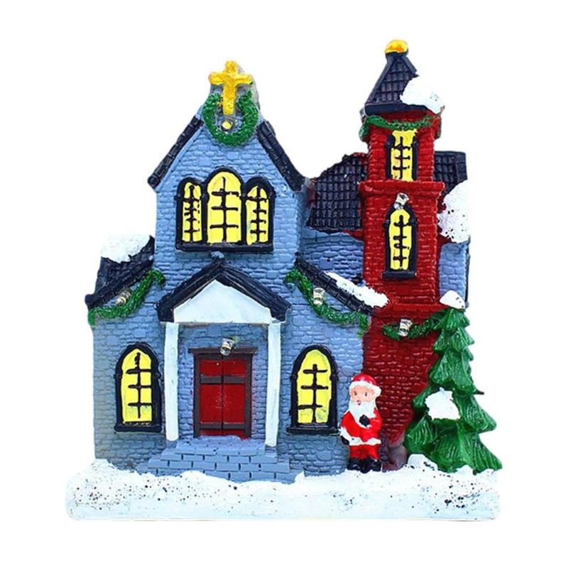 Christmas Decorations Lighting Up DIY Doll Figurine Tiny Resin House Village For Shopping Mall Windows Product Counters Family Gatherings
Christmas Decorations Lighting Up DIY Doll Figurine Tiny Resin House Village For Shopping Mall Windows Product Counters Family Gatherings