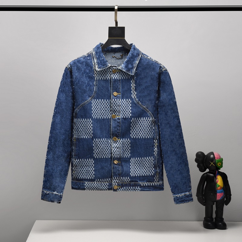 Famous Mens Denim Jacket Men Women High Quality Casual Coats Black Blue Fashion Stylist Outwear Size
Famous Mens Denim Jacket Men Women High Quality Casual Coats Black Blue Fashion Stylist Outwear Size