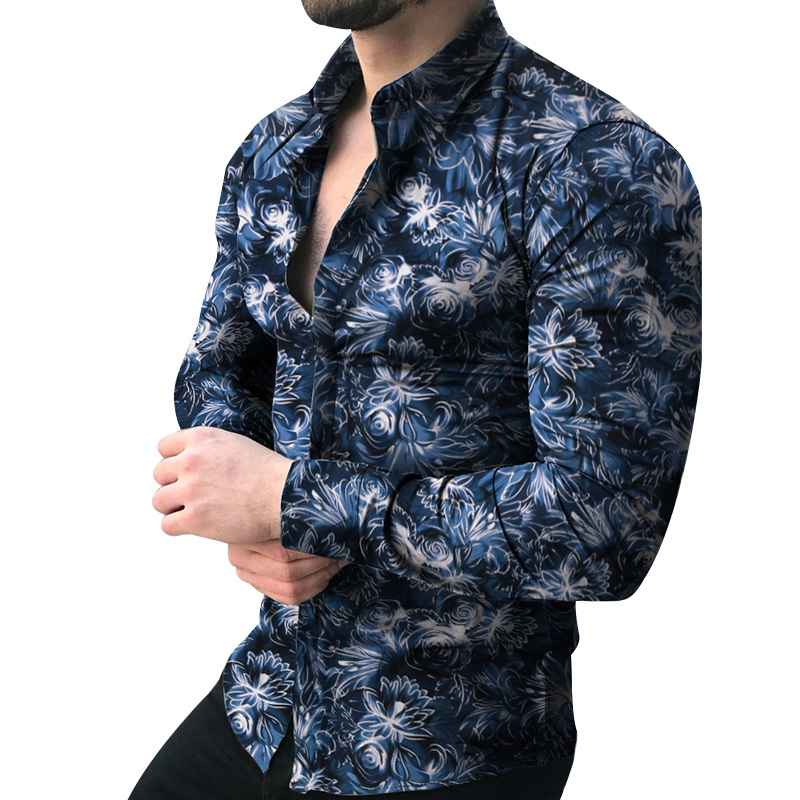 2021 Men's Fashion Prints Flowers Casual Social Shirts Man's Fine Fit Blouse Beach Long Manga Tops Streetwear Clothes Fall 0xcj, Blue
2021 Men's Fashion Prints Flowers Casual Social Shirts Man's Fine Fit Blouse Beach Long Manga Tops Streetwear Clothes Fall 0xcj, Blue