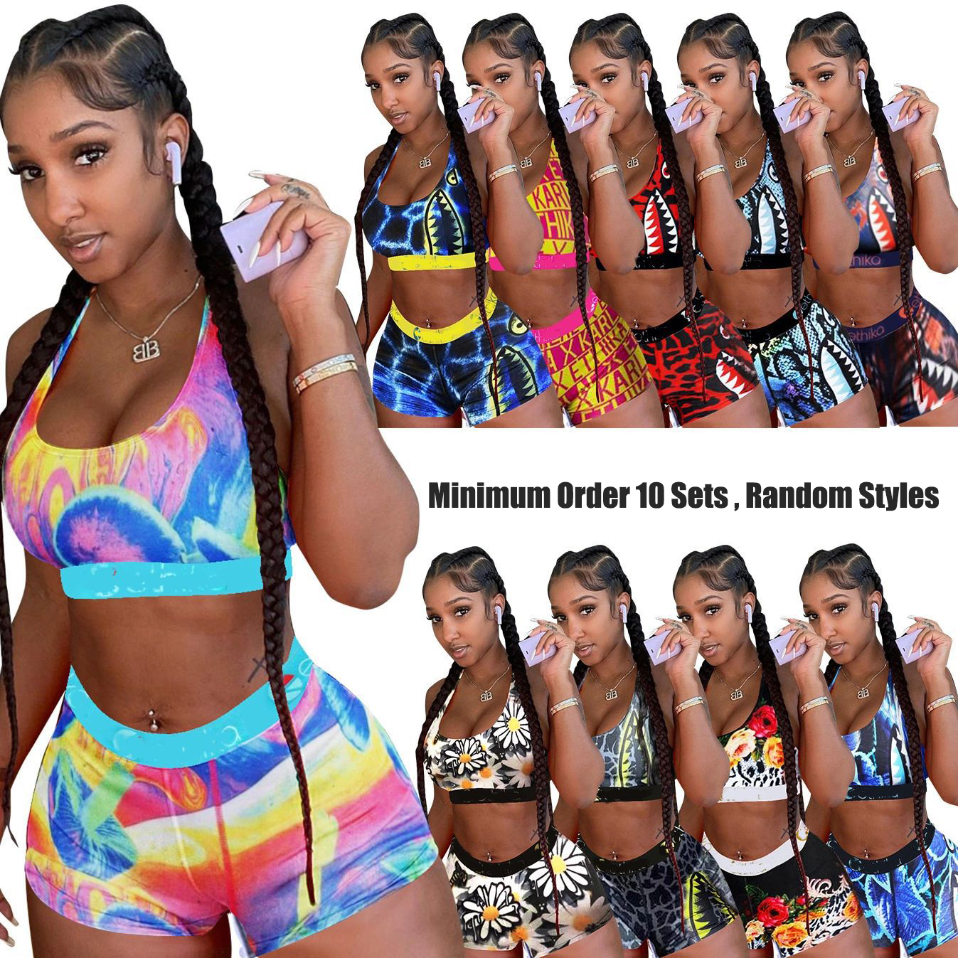 50+colors 2 pcs sets designer Camisoles Tanks swimsuits women ethika set Bikini bra swim trunks Jogger Suit Promotion Random styles, I need other product
50+colors 2 pcs sets designer Camisoles Tanks swimsuits women ethika set Bikini bra swim trunks Jogger Suit Promotion Random styles, I need other product