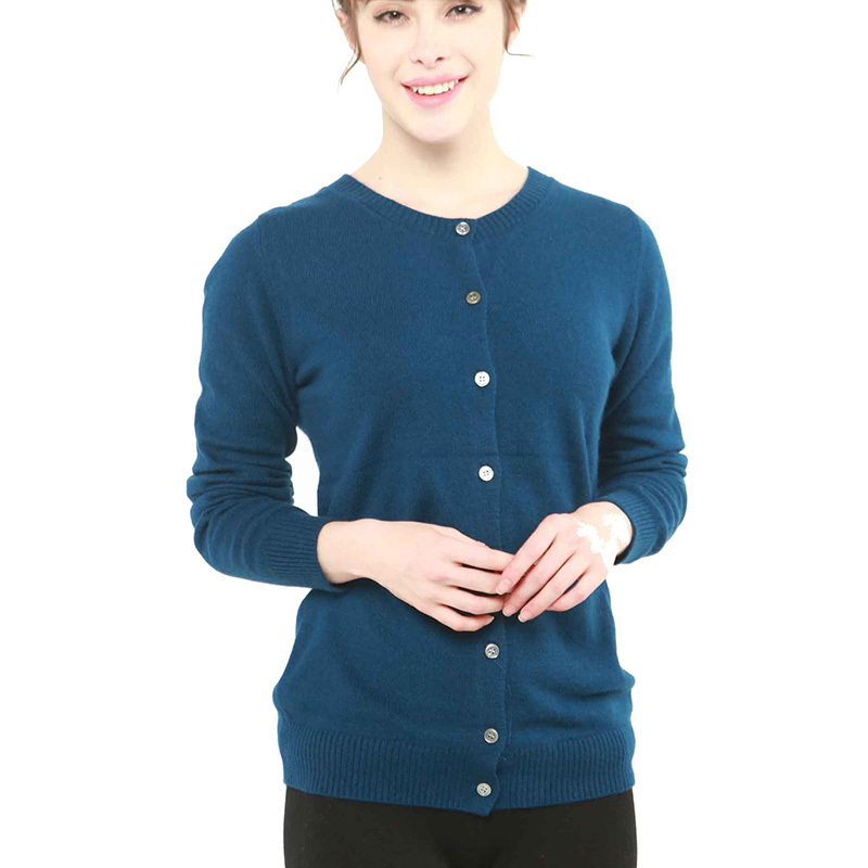 100% Merino Wool Women Cardigan Sweater Autumn Winter Warm Soft knitted Femme Cardigan Women Cashmere Sweater 210218