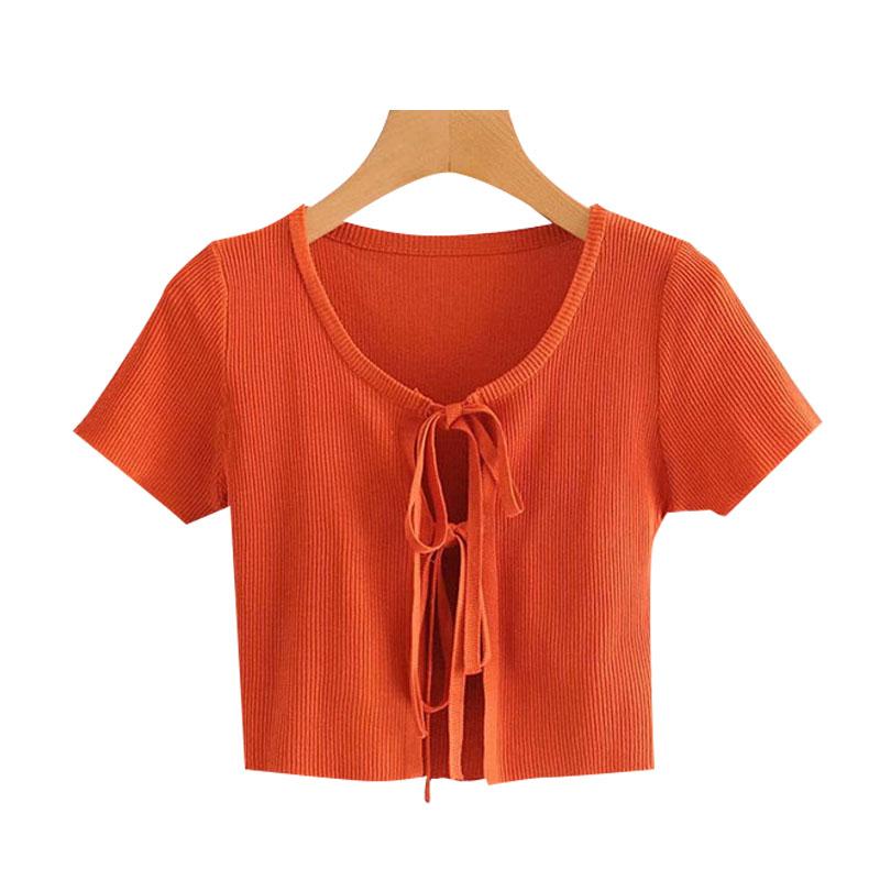 Women's Knits & Tees Women 2021 Chic Fashion Lace-up Cropped Knitted Cardigan Sweater Vintage V Neck Short Sleeve Female Outerwear Tops, White
Women's Knits & Tees Women 2021 Chic Fashion Lace-up Cropped Knitted Cardigan Sweater Vintage V Neck Short Sleeve Female Outerwear Tops, White