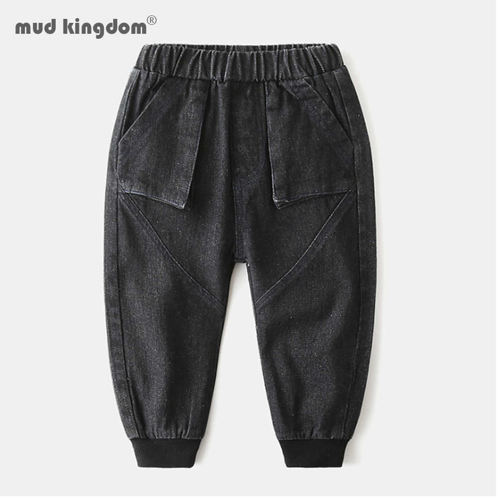 Mudkingdom Boys Jeans Spring Fashion Jogger Solid Pocket Pants Elastic Waist Trousers 3-8 Years 210615, Blue
Mudkingdom Boys Jeans Spring Fashion Jogger Solid Pocket Pants Elastic Waist Trousers 3-8 Years 210615, Blue