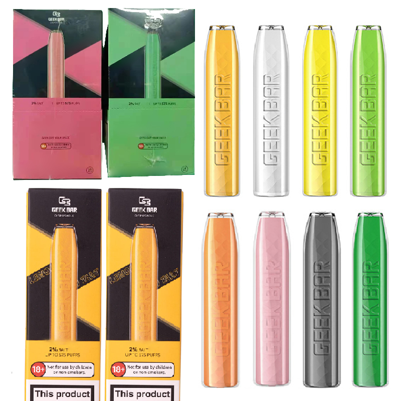 GeekVape GEEK BAR Disposable E cigarettes 575 Puffs Vape Pen 2.4ml Prefilled Pods Cartridge 500mAh Battery Starter Kit pro geekbar new packa
GeekVape GEEK BAR Disposable E cigarettes 575 Puffs Vape Pen 2.4ml Prefilled Pods Cartridge 500mAh Battery Starter Kit pro geekbar new packa