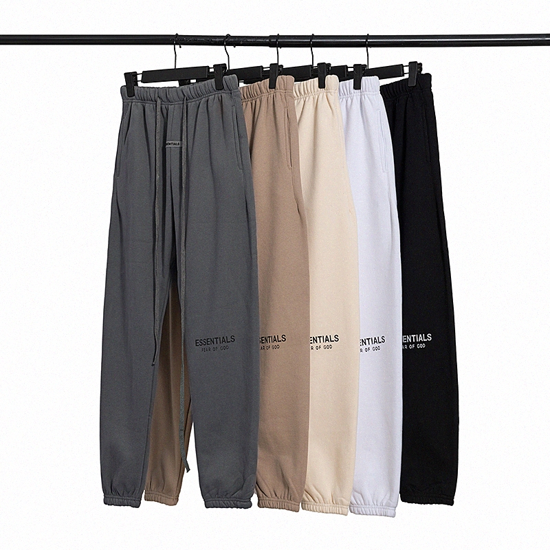 2021 New Autumn Winter USA Fear Of God Essentials Silicone letters print Trousers Casual Fog Sweatpants Men Women FG Jogger Pants 78aT#, Black;green
2021 New Autumn Winter USA Fear Of God Essentials Silicone letters print Trousers Casual Fog Sweatpants Men Women FG Jogger Pants 78aT#, Black;green