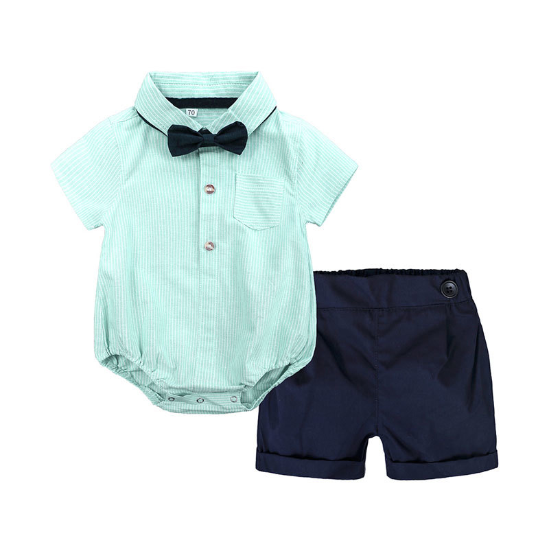 2021 New Summer Newborn Clothing Sets 2 Pcs Fashion Baby Suits Cotton Short Sleeve Shirt+shorts Infant Boys Clothes Set P01o, Light green
2021 New Summer Newborn Clothing Sets 2 Pcs Fashion Baby Suits Cotton Short Sleeve Shirt+shorts Infant Boys Clothes Set P01o, Light green