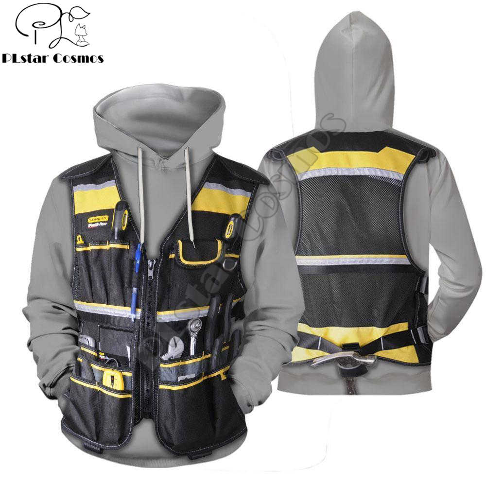 Electrician 3D Printed Hoodie and Sweatshirt Cosplay costume Harajuku Fashion hoodies Unisex Casual Jacket pullover DW0013 201020