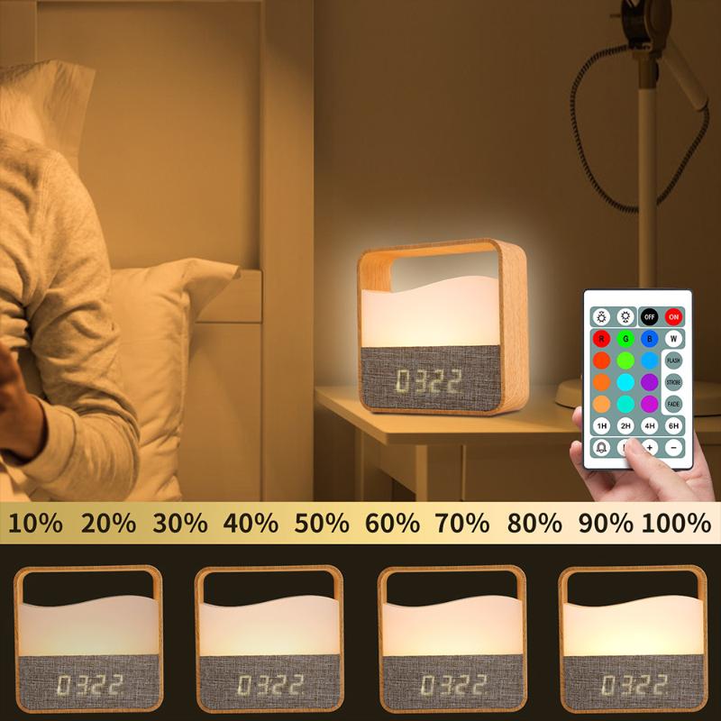 Night Lights Wake Up Light Alarm Clock With Remote Control 12 Colors For Kid Table Bedroom Sunrise Home Decor
Night Lights Wake Up Light Alarm Clock With Remote Control 12 Colors For Kid Table Bedroom Sunrise Home Decor