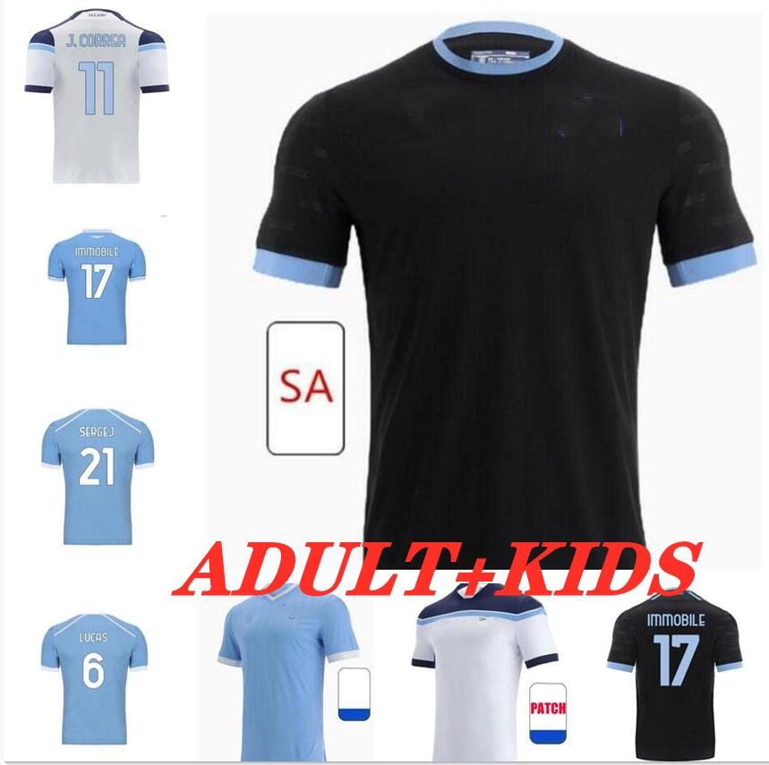 21 22 Lazio Home Soccer Jerseys Immobile J.Correa Lazzari 2021 2022 De Ley Tercer Maglie Lulic Sergej Luis Alberto Adult Men + Kit Kits Shir, Black;yellow
21 22 Lazio Home Soccer Jerseys Immobile J.Correa Lazzari 2021 2022 De Ley Tercer Maglie Lulic Sergej Luis Alberto Adult Men + Kit Kits Shir, Black;yellow