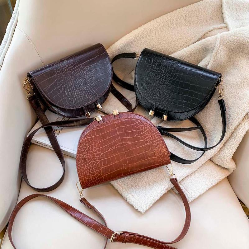 Hot Sale Fashion Women Shoulder Bags PU Leather Ladies Semicircle Casual Handbags Classic Retro Elegant Crossbody Bags, Black
Hot Sale Fashion Women Shoulder Bags PU Leather Ladies Semicircle Casual Handbags Classic Retro Elegant Crossbody Bags, Black