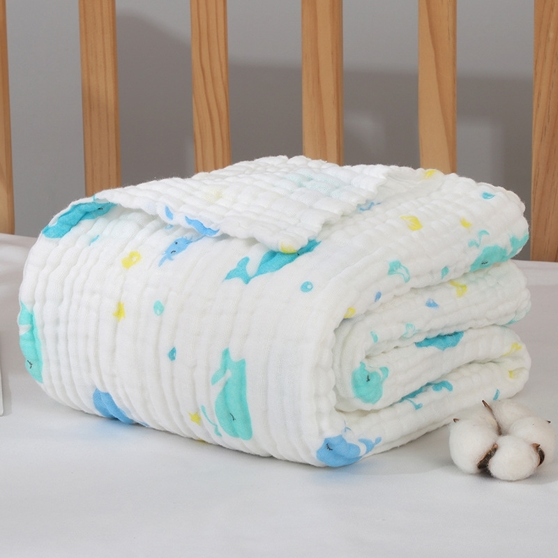 6 Layer Muslin Bambu Swaddle Wrap Blanket Winter Baby Blankets Newborn Manta Bebe Gateo Suave Muselina Diaper 210309