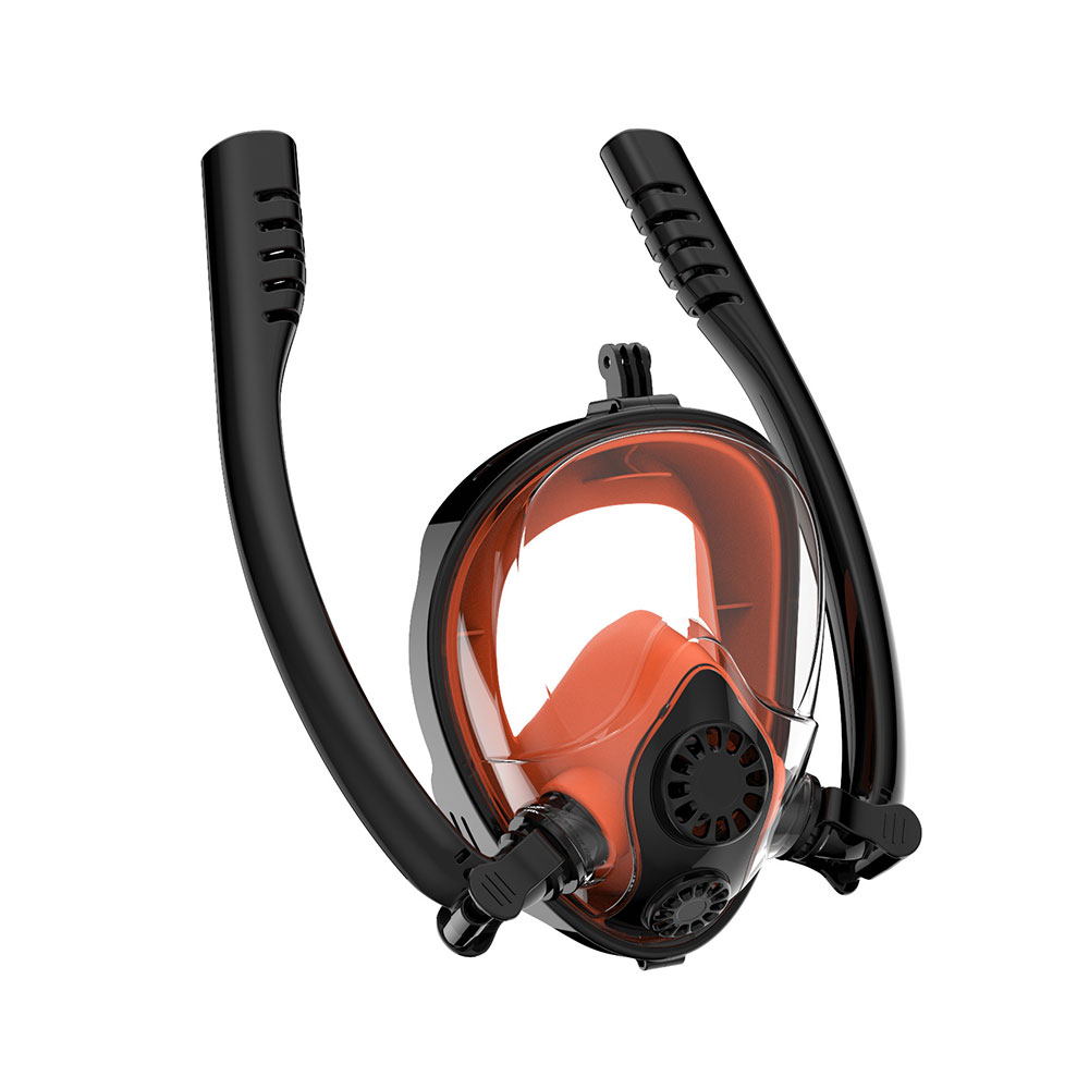 DEDEPU Silicone Anti Fog Swim Full Dry Face Snorkel Masks Kids Adult Scuba Diving Set View Double-tube unidirectional (outer) circulation snorkeling mask
DEDEPU Silicone Anti Fog Swim Full Dry Face Snorkel Masks Kids Adult Scuba Diving Set View Double-tube unidirectional (outer) circulation snorkeling mask