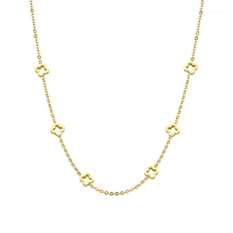 Chains Necklace For Women Luxury Stainless Steel Flower Gold Silver Color Fashion Chain Necklaces Jewelry
Chains Necklace For Women Luxury Stainless Steel Flower Gold Silver Color Fashion Chain Necklaces Jewelry