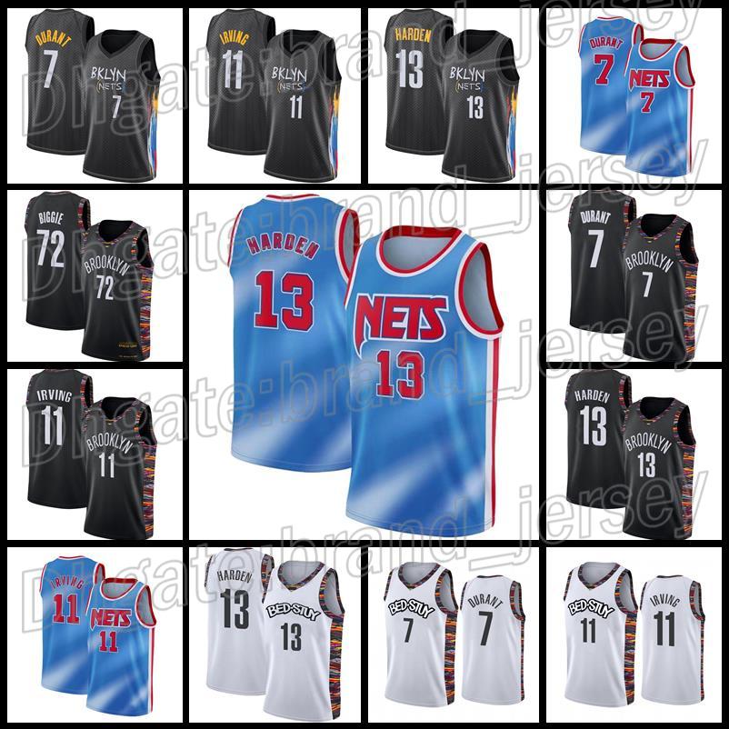 Brooklyn Nets NBA Basketball Jerseys 13 James Harden 11 Kyrie Irving 7 Kevin Durant 72 Black Biggie 2021 Embroidery stitching Mens Size S-XXL White, Jersey
Brooklyn Nets NBA Basketball Jerseys 13 James Harden 11 Kyrie Irving 7 Kevin Durant 72 Black Biggie 2021 Embroidery stitching Mens Size S-XXL White, Jersey