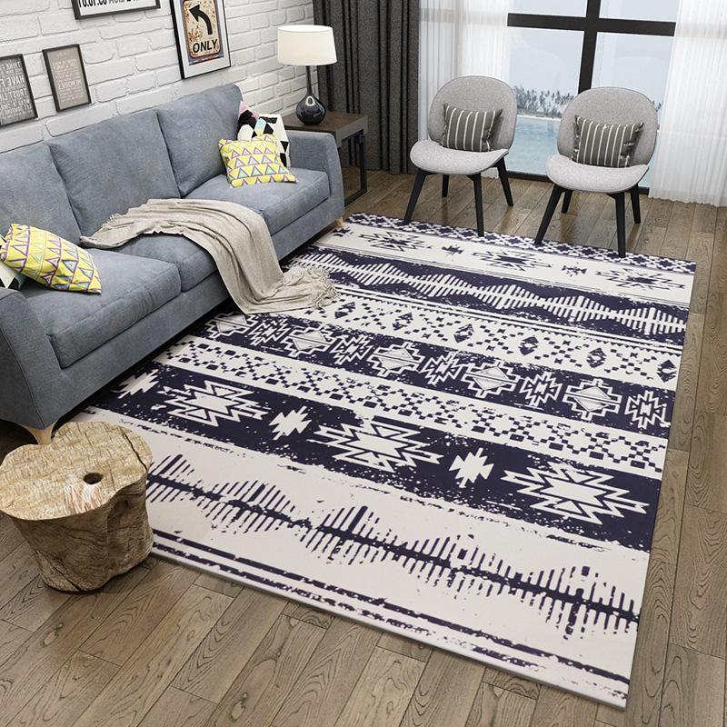 80*120cm simple geometric living room coffee table carpet bedroom 3D printed carpet bedside, Lj-01
80*120cm simple geometric living room coffee table carpet bedroom 3D printed carpet bedside, Lj-01