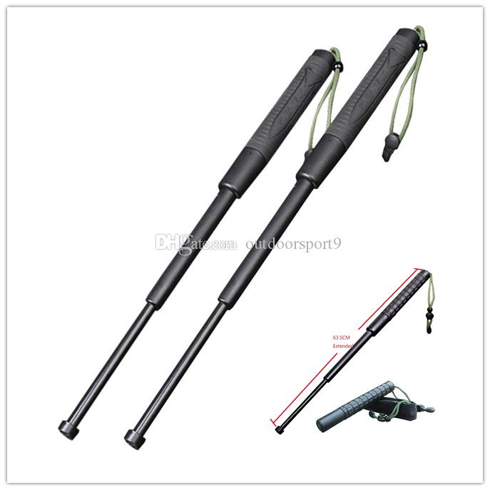 Gadget de survie en plein air Trekking Pôle Tactical Emergency Securit Defense Bructuelle Fenêtres Stick-Telescopique Telescopique PC PC PC PC