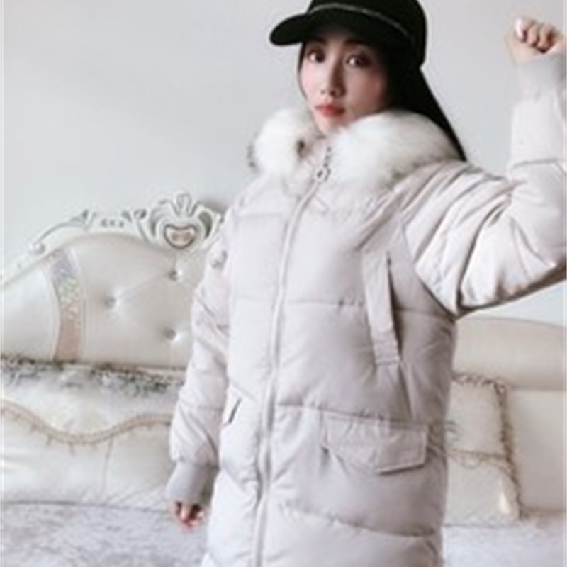 Women's Winter Coats Hooded XS2XL Parkas New Slim Fashion Wadded Jacket Thick Warm Parka Woman Large Fur Collar Outerwear T200114