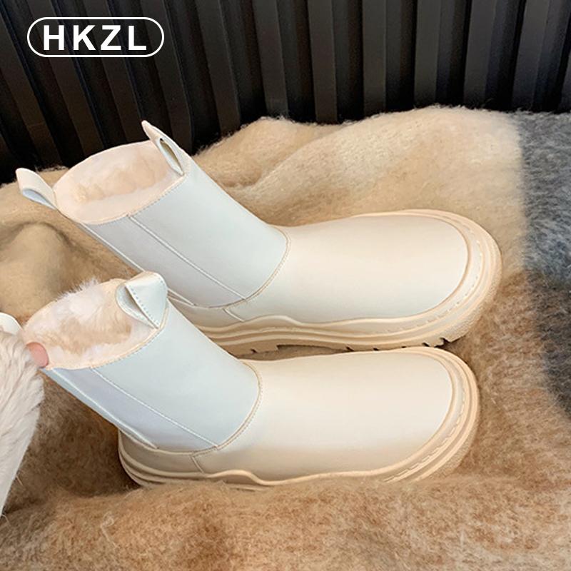 Boots HKZL Winter Shoes Women's Plush Short Plus Size Fashion Thick Soled Front Zipper Casual Warm, Beige
Boots HKZL Winter Shoes Women's Plush Short Plus Size Fashion Thick Soled Front Zipper Casual Warm, Beige