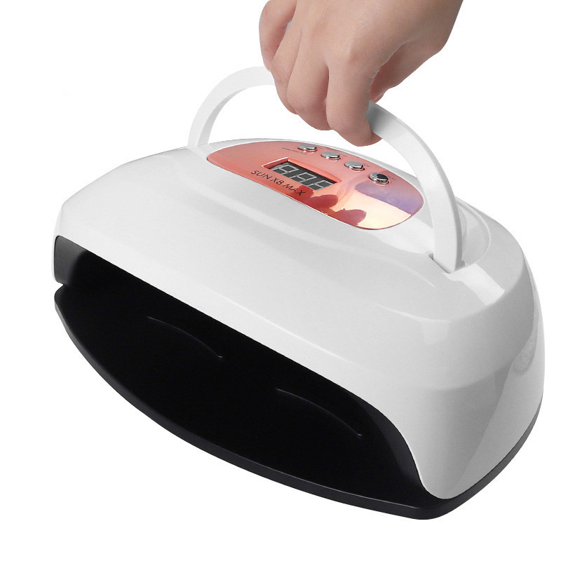120W SUN X8 Max UV LED Salon 57 LEDs Fast Cure All Gel Polish 10S 30S 60S 99S Powerful Nail Lamp Dryer 210305