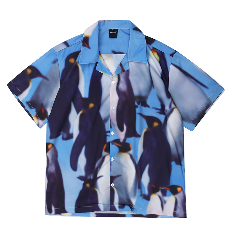 2021 Harajuku Full Print Penguin Men's and Women's Hawaiian Shirt Summer New Loose Casual Beach Vacation Oversize Shirts Onex, Black
2021 Harajuku Full Print Penguin Men's and Women's Hawaiian Shirt Summer New Loose Casual Beach Vacation Oversize Shirts Onex, Black