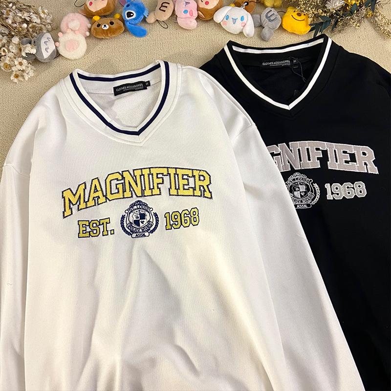 Women's Hoodies & Sweatshirts Goth American Brand Vintage Letter Embroidery Sweatshirt Women V-neck Oversized Tops Harajuku Korean Fashion C, Black
Women's Hoodies & Sweatshirts Goth American Brand Vintage Letter Embroidery Sweatshirt Women V-neck Oversized Tops Harajuku Korean Fashion C, Black