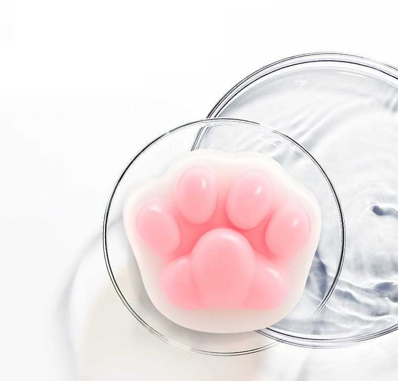 Cute Cat Claw Acarid Soaps Acne Oil Control Blackhead Remove Wash Bath Essential Oil's Handmade Soap Jabon Hecho A Mano