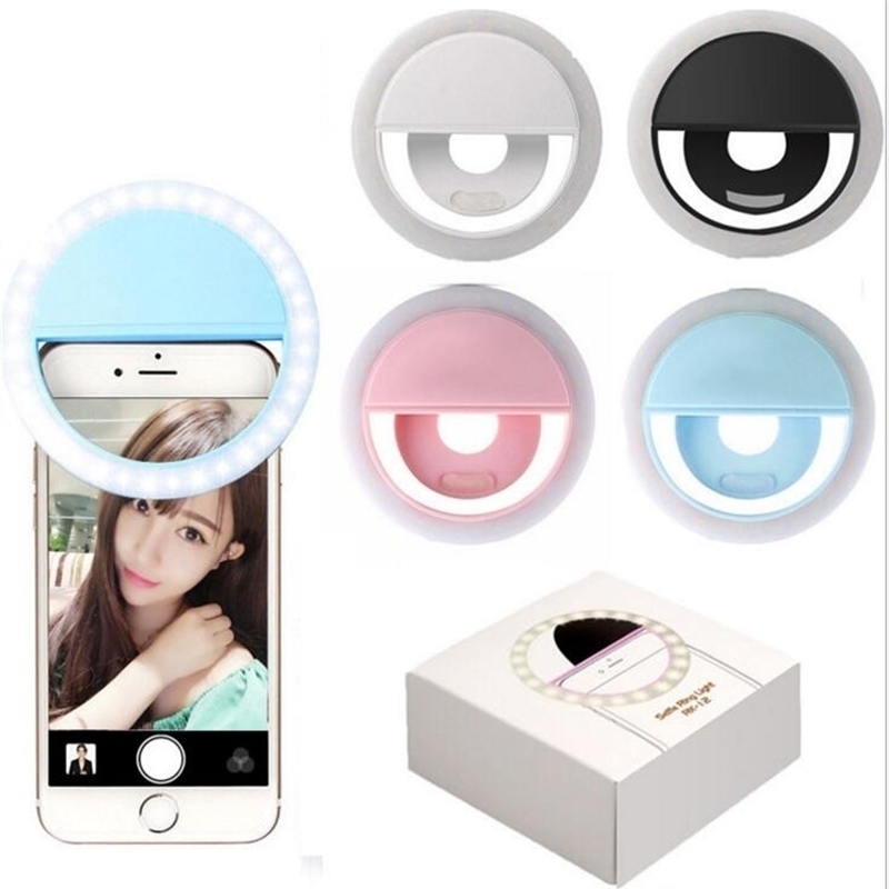 Selfie LED fill light Universal Portable LED Ring Fill Light Lamp Camera Photography Flashes for iPhone Android Smart Phone
Selfie LED fill light Universal Portable LED Ring Fill Light Lamp Camera Photography Flashes for iPhone Android Smart Phone