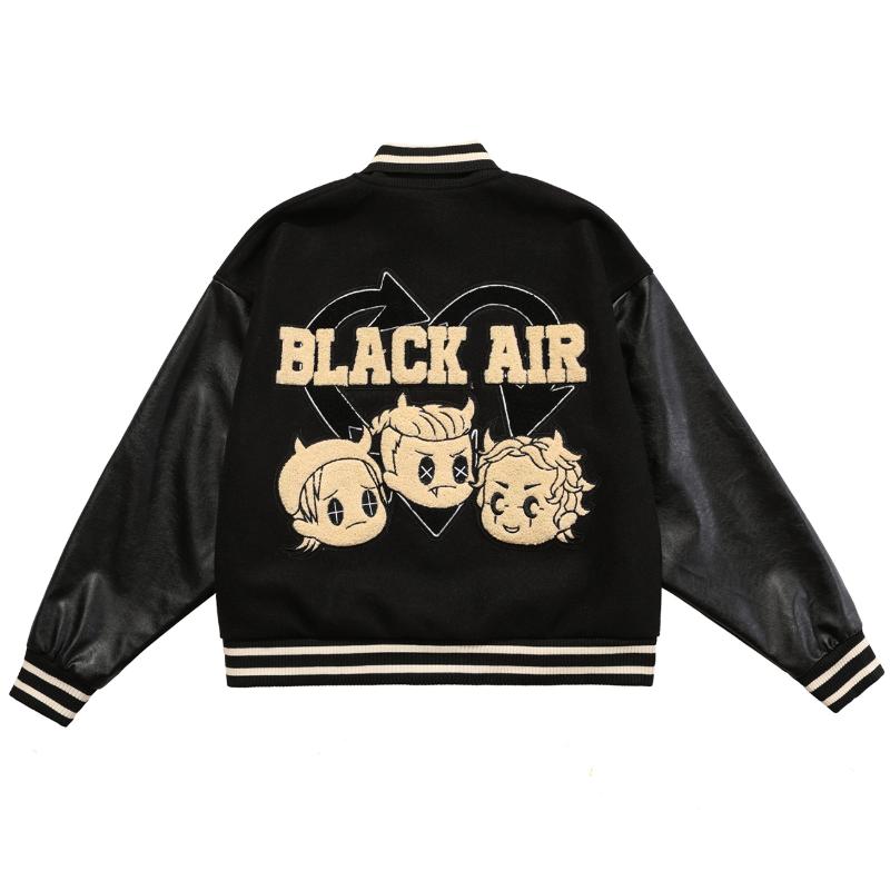 Men' Jackets LACIBLE Varsity Jacket Men Bomber Hip Hop Streetwear Harajuku Love Cartoon Embroidery Baseball Coat Autumn, Black
Men' Jackets LACIBLE Varsity Jacket Men Bomber Hip Hop Streetwear Harajuku Love Cartoon Embroidery Baseball Coat Autumn, Black