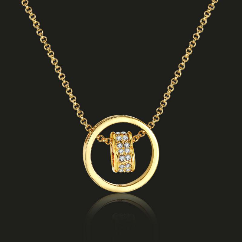 Pendant Necklaces Fashion Gold Crystal Round And Heart Shape Necklace For Women Ladies Wedding Anniversary High Quality Charm Jewelry
Pendant Necklaces Fashion Gold Crystal Round And Heart Shape Necklace For Women Ladies Wedding Anniversary High Quality Charm Jewelry